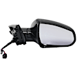 Passenger Side Mirror, Power, Power Folding, Heated, Paintable, No Signal Light, With memory, No Puddle Light, Auto-Dimming, and Blind Spot Feature, For Models Without Etched Warning