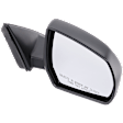 Passenger Side Mirror, Power Adjust, Manual Folding, Heated, Paintable, No Signal Light, No Memory, No Puddle Light, No Auto-Dimming, No Blind Spot Feature