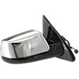 Passenger Side Mirror, Power Adjust, Heated, Power Folding, Chrome, In-glass Signal Light, With Memory, With Puddle Light, No Auto-Dim, No Blind Spot Feature