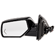Driver Side Mirror, Power Adjust, Power Folding, Heated, With 1 Chrome and 1 Paintable Cap, In-glass Signal Light, With memory, With Puddle Light, No Auto-Dim and Blind Spot Feature, Without SOS