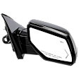 Passenger Side Mirror, Power Adjust, Heated, Power Folding, Paintable, In-glass Signal Light, With Memory, With Puddle Light, No Auto-Dim, With Blind Spot Detection in Glass