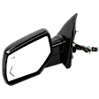 Driver Side Mirror, Power Adjust, Heated, Power Folding, With 1 Chrome and 1 Paintable Cap, In-glass Signal Light, With Memory, With Puddle Light, No Auto-Dim, With Blind Spot Detection in Glass
