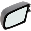 Driver Side Mirror, Power Adjust, Non-Folding, Non-Heated, Paintable, No Signal Light, No Memory, No Puddle Light, No Auto-Dimming, No Blind Spot Feature