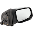 Passenger Side Mirror, Power Adjust, Manual Folding, Heated, Paintable, No Signal Light, No Memory, No Puddle Light, No Auto-Dimming, No Blind Spot Feature