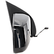 Passenger Side Mirror, Power Adjust, Manual Folding, Heated, Paintable, No Signal Light, No Memory, No Puddle Light, No Auto-Dimming, No Blind Spot Feature