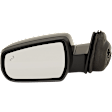 Driver Side Mirror, Power Adjust, Non-Folding, Heated, Paintable, In-housing Signal Light, No Memory, No Puddle Light and Auto-Dimming, With BSD in Glass, With Side Object Sensor