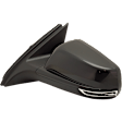 Driver Side Mirror, Power Adjust, Non-Folding, Heated, Paintable, In-housing Signal Light, No Memory, No Puddle Light and Auto-Dimming, With BSD in Glass, With Side Object Sensor