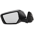 Driver Side Mirror, Power Adjust, Manual Folding, Heated, Paintable, In-housing Signal Light, With memory, With Puddle Light, No Auto-Dimming, No Blind Spot Feature