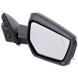 Passenger Side Mirror, Power Adjust, Manual Folding, Heated, Paintable, In-housing Signal Light, With memory, With Puddle Light, No Auto-Dimming, With Blind Spot Detection in Glass