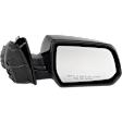 Passenger Side Mirror, Power Adjust, Heated, Manual Folding, Paintable, No Signal Light, No Memory, No Puddle Light, No Auto-Dim, No Blind Spot Feature