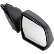 Passenger Side Mirror, Power Adjust, Heated, Manual Folding, Paintable, No Signal Light, No Memory, No Puddle Light, No Auto-Dim, No Blind Spot Feature