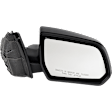 Passenger Side Mirror, Power Adjust, Heated, Manual Folding, Paintable, No Signal Light, No Memory, No Puddle Light, No Auto-Dim, No Blind Spot Feature