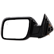 2016-2019 Ford Explorer - Driver Side Mirror, Power, Manual Folding, Heated, Paintable, In-housing Signal Light, With memory, With Puddle Light, No Auto-Dimming, With Blind Spot Detection in Glass