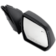 Passenger Side Mirror, Power Adjust, Heated, Manual Folding, Paintable, No Signal Light, No Memory, No Puddle Light, No Auto-Dim, With Blind Spot Detection in Glass