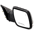 2018 Ford Explorer - Passenger Side Mirror, Power Adjust, Heated, Paintable, Manual Folding, In-housing Signal Light, With Blind Spot Detection in Glass, No Memory, With Puddle Light, No Auto-Dim