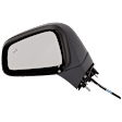 Driver Side Mirror, Power Adjust, Manual Folding, Heated, Paintable, In-housing Signal Light, No Memory, No Puddle Light and Auto-Dimming, With BSD in Glass, Without Side Object Sensor