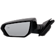 Driver Side Mirror, Power Adjust, Manual Folding, Heated, Paintable, In-housing Signal Light, With memory, No Puddle Light, No Auto-Dimming, With Blind Spot Glass