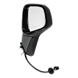 Passenger Side Mirror, Power Adjust, Manual Folding, Heated, Paintable, No Signal Light, Memory, Puddle Light, Auto-Dimming, and Blind Spot Feature, Without SOS, Mexico Built Vehicle
