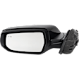 Driver Side Mirror, Power Adjust, Manual Folding, Non-Heated, Paintable, No Signal Light, No Memory, No Puddle Light, No Auto-Dimming, With Blind Spot Detection in Glass