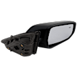Passenger Side Mirror, Power Adjust, Manual Folding, Non-Heated, Paintable, No Signal Light, No Memory, No Puddle Light, No Auto-Dimming, With Blind Spot Detection in Glass