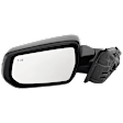Driver Side Mirror, Power Adjust, Manual Folding, Heated, Paintable, In-Housing Signal Light, No Memory, No Puddle Light, No Auto-Dimming, With Blind Spot Detection in Glass