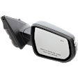 Passenger Side Mirror, Power Adjust, Manual Folding, Heated, Paintable, In-Housing Signal Light, No Memory, No Puddle Light, No Auto-Dimming, With Blind Spot Detection in Glass