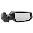 Passenger Side Mirror, Power Adjust, Manual Folding, Heated, Paintable, In-Housing Signal Light, No Memory, No Puddle Light, No Auto-Dimming, With Blind Spot Detection in Glass