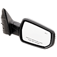 Passenger Side Mirror, Power Adjust, Manual Folding, Heated, Paintable, In-Housing Signal Light, With Memory, No Puddle Light, No Auto-Dimming, With Blind Spot Detection in Glass