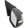 Passenger Side Mirror, Power Adjust, Manual Folding, Heated, Paintable, In-Housing Signal Light, With Memory, No Puddle Light, No Auto-Dimming, With Blind Spot Detection in Glass