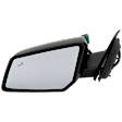 Driver Side Mirror, Power Adjust, Heated, Power Folding, Paintable, In-housing Signal Light, With Memory, No Puddle Light, No Auto-Dim, With Blind Spot Detection in Glass