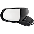 Driver Side Mirror, Power Adjust, Manual Folding, Heated, Paintable, In-Housing Signal Light, No Memory, No Puddle Light, No Auto-Dimming, With Blind Spot Detection in Glass