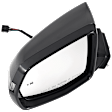 Driver Side Mirror, Power Adjust, Manual Folding, Heated, Paintable, In-Housing Signal Light, With Memory, No Puddle Light, No Auto-Dimming, With Blind Spot Detection in Glass