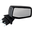 Passenger Side Mirror, Manual Adjust, Non-Heated, Manual Folding, Textured Black, No Signal Light, No Memory, No Puddle Light, No Auto-Dim, No Blind Spot Feature