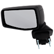 Driver Side Mirror, Power Adjust, Heated, Manual Folding, Textured Black, No Signal Light, No Memory, No Puddle Light, No Auto-Dim, No Blind Spot Feature