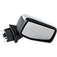 Passenger Side Mirror, Power Adjust, Power Folding, Heated, Chrome, In-housing Signal Light, With memory, With Puddle Light, With Auto-Dimming, No Blind Spot Feature, With Temp Sensor