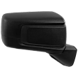 Passenger Side Mirror, Manual Adjust, Manual Folding, Non-Heated, Textured Black, No Signal Light, No Memory, No Puddle Light, No Auto-Dimming, No Blind Spot Feature