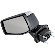 Driver Side Mirror, Non-Towing, Power Adjust, Manual Folding, Heated, Chrome, No Signal Light, No Memory, No Puddle Light, No Auto-Dimming, No Blind Spot Feature