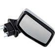Passenger Side Mirror, Non-Towing, Power Adjust, Power Folding, Heated, Chrome, In-housing Signal Light, With Memory, Puddle Light, and Temp Sensor, No Auto-Dimming and Blind Spot Feature