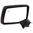 Driver Side Mirror, Power Adjust, Heated, Power Folding, Paintable, In-housing Signal Light, with Memory, with Puddle Light, No Auto-Dimming, With Blind Spot Detection in Glass