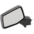 Driver Side Mirror, Power Adjust, Heated, Manual Folding, Paintable, In-housing Signal Light, No Memory, No Puddle Light, No Auto-Dim, With Blind Spot Detection in Glass