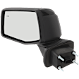Driver Side Mirror, Power Adjust, Heated, Manual Folding, Paintable, In-housing Signal Light, No Memory, No Puddle Light, No Auto-Dim, With Blind Spot Detection in Glass