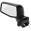 Driver Side Mirror, Non-Towing, Power, Power Folding, Heated, Paintable, In-Housing Signal Light, With Memory, With Puddle Light, No Auto-Dimming, With Blind Spot Detection in Glass
