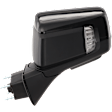 Driver Side Mirror, Non-Towing, Power, Power Folding, Heated, Paintable, In-Housing Signal Light, With Memory, With Puddle Light, No Auto-Dimming, With Blind Spot Detection in Glass