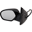 2007-2013 GMC Sierra 1500 - Driver Side Mirror, Non-Towing, Power Adjust, Power Folding, Heated, Paintable, In-glass Signal Light, With memory, With Puddle Light, With Auto-Dimming, No Blind Spot Feature