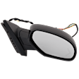 Passenger Side Mirror, Non-Towing, Power Adjust, Power Folding, Heated, Paintable, In-glass Signal Light, With memory, With Puddle Light, With Auto-Dimming, No Blind Spot Feature