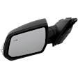 Driver Side Mirror, Power Adjust, Manual Folding, Heated, Paintable, In-Housing Signal Light, No Memory, No Puddle Light, No Auto-Dimming, With Blind Spot Detection in Glass