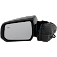 Driver Side Mirror, Power Adjust, Manual Folding, Heated, Paintable, In-Housing Signal Light, No Memory, No Puddle Light, No Auto-Dimming, With Blind Spot Detection in Glass