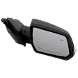 Passenger Side Mirror, Power Adjust, Manual Folding, Heated, Paintable, In-Housing Signal Light, No Memory, No Puddle Light, No Auto-Dimming, With Blind Spot Detection in Glass