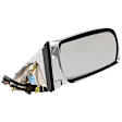 Passenger Side Mirror, Non-Towing, Power Adjust, Manual Folding, Heated, Chrome, No Signal Light, No Memory, No Puddle Light, No Auto-Dimming, No Blind Spot Feature