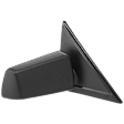 Passenger Side Mirror, Manual Adjust, Manual Folding, Non-Heated, Textured Black, No Signal Light, No Memory, No Puddle Light, No Auto-Dimming, No Blind Spot Feature